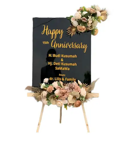 Papan Bunga Akrilik Waropen